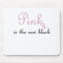 pink is the new black mousepads by trish1968 pink is the new black mousepads