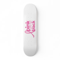 Pink Is The New Black Custom Skate Board