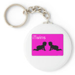pink iTwins keychains