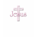 Pink Jesus Cross t-shirts