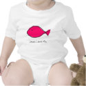 Pink Jesus Fish t-shirts by sbjscghill1 Pink Jesus Fish t-shirts