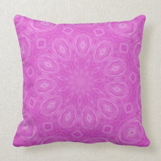 Pink Kaleidoscope Pillow