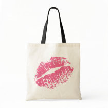 Pink Kiss Canvas Bag