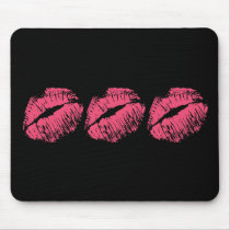 Pink Kiss Mousepads