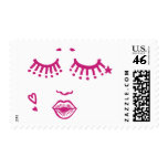 Pink Kiss Postage postage