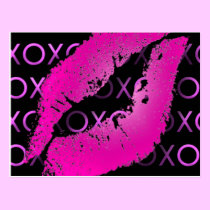 Pink Kisses postcards