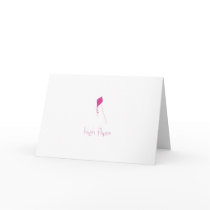 Pink Kite Congratulations Card