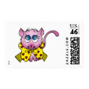 Pink kitten postage