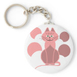 pink kitty key chain