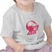 Pink Knight Medieval Armor Helmet Knights Tshirt