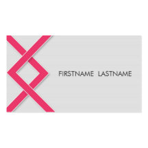 Pink Knot Personal Networking Business Cards