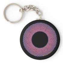 Pink Knotwork Circle Keychains #2 keychains