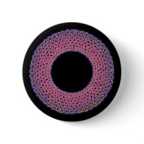 Pink Knotwork Circle Pins & Buttons #2 buttons