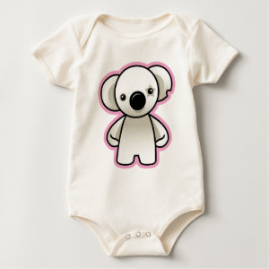 pink koala baby pj shirt