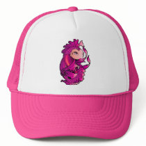 Pink koi hat
