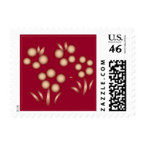 Pink Kokeshi Triplet Kimono Design Postage postage