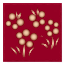 Pink Kokeshi Triplet Kimono Design Poster posters