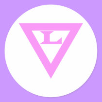 Pink L stickers