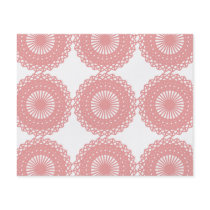Pink Lace Pattern Design. Flyer Design