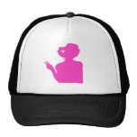 Pink lady hat