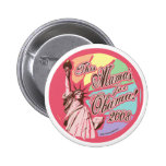 Pink Lady Liberty Obama Button 