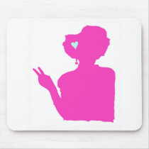 Pink lady mousepad