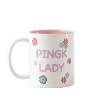 Pink Lady Ping Pong Coffee Mugs