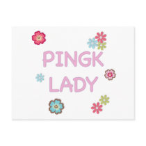 Pink Lady Ping Pong Postcards