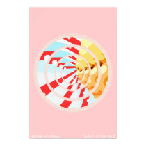 Pink Lady, snowflakes posters