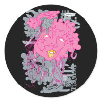 art, artsprojekt, skateboarding, skate culture, graffiti, underground, hip hop, fine art, mixed media, andy howell, andy howell postcards, andy howell postage, andy howell stamps, andy howell mugs, andy howell shoes, andy howell calenders, andy howell bags, andy howell buttons, andy howell hats, andy howell mousepads, andy howell stickers, andy howell posters, andyhowell.com, intoxicating, fear, passion, element skateboards, the history of skateboard art, pro skateboarder, new deal skateboards, giant distribution, andy how, Sticker with custom graphic design