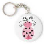 Pink Ladybug - Bug Off Keychains