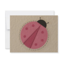 pink ladybug invitations by pinkypetals pink ladybug invitations
