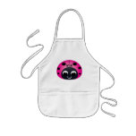 Pink Ladybug Kids Apron