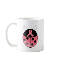Pink Ladybug Mugs