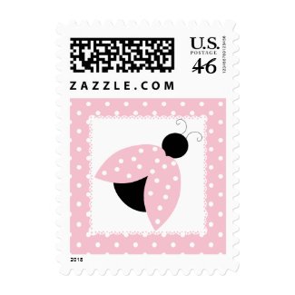 Pink Ladybug & Polka Dot Stamp