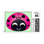 Pink Ladybug Postage
