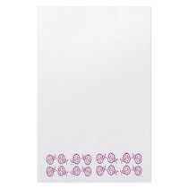 Pink Ladybugs Stationery Design