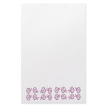 Pink Ladybugs stationery