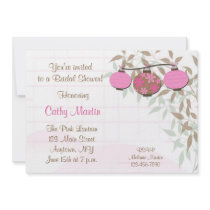 Pink Lanterns Invitation