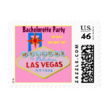 Pink Las Vegas Bachelorette Party Stamps
