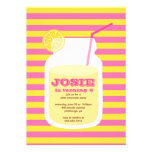 Pink Lemonade Birthday Party Invitation