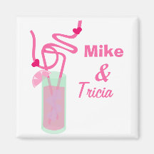 Pink Lemonade for Two Fridge Magnets