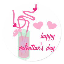 Pink Lemonade for Two stickers