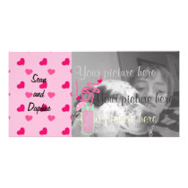Pink Lenade for Two Photo Greeting Card
