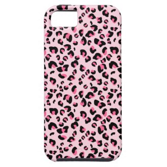 Pink Leopard Animal Pattern iPhone 5 Cases