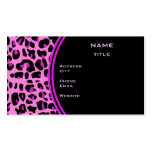 Pink Leopard Business Card