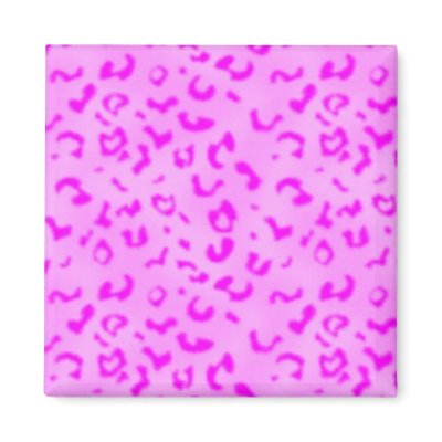 Pink leopard Magnet by christigmc