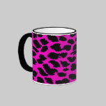 Pink Leopard Pattern Mug mugs