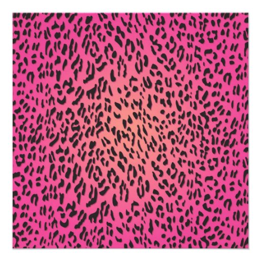 Pink Leopard Photo Sweet 16 Birthday Party Announcement