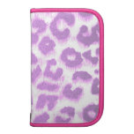 Pink Leopard Print Folio Planners